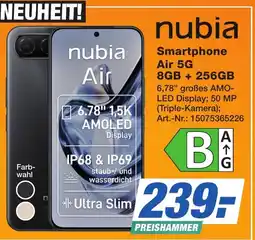 Expert Technomarkt nubia Smartphone Air 5G 8GB + 256GB Angebot