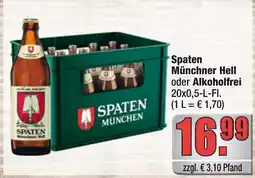 alldrink Spaten Münchner Hell oder Alkoholfrei Angebot