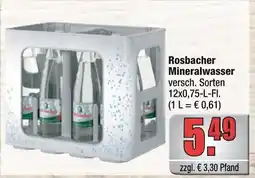 alldrink Rosbacher Mineralwasser Angebot