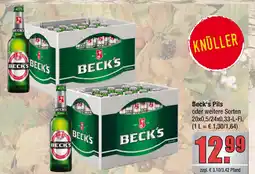 alldrink Beck's Pils oder weitere Sorten Angebot