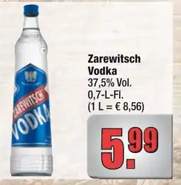 alldrink Zarewitsch Vodka 37,5% Vol. Angebot