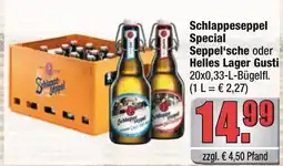 alldrink Schlappeseppel Special Seppel'sche oder Helles Lager Gusti Angebot