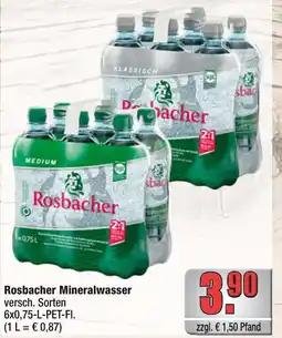 alldrink Rosbacher Mineralwasser Angebot