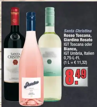 alldrink Santa Christina Rosso Toscana, Giardino Rosato Angebot