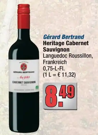 alldrink Gérard Bertrand Heritage Cabernet Sauvignon Angebot