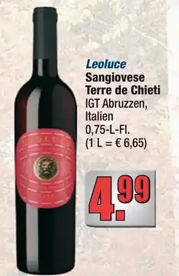 alldrink Leoluce Sangiovese Terre de Chieti Angebot