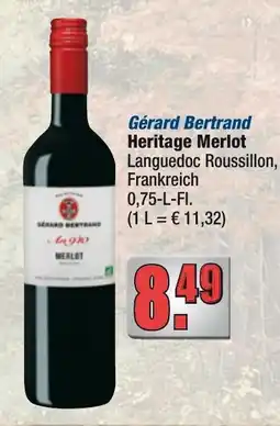 alldrink Gérard Bertrand Heritage Merlot Languedoc Angebot