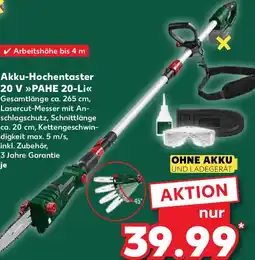 Kaufland PARKSIDE Akku-Hochentaster 20 V PAHE 20-Li Angebot