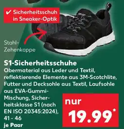 Kaufland S1-Sicherheitsschuhe 41-46 Angebot