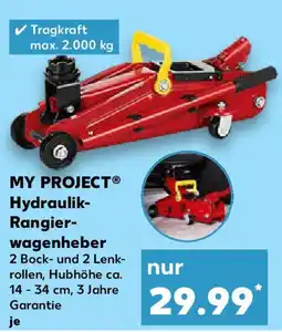 Kaufland MY PROJECT Hydraulik- Rangier- wagenheber Angebot