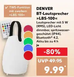 Kaufland DENVER BT-Lautsprecher LBS-100 Angebot