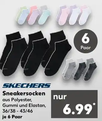 Kaufland SKECHERS Sneakersocken Angebot