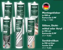 Kaufland Montagekleber- Silikon, Dicht- mittel oder Acryl-Sanitärsilikon Angebot