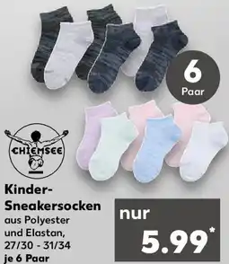 Kaufland CHIEMSEE Kinder Sneakersocken Angebot