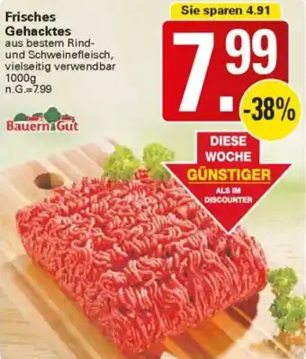 WEZ Bauern Gut Frisches Gehacktes Angebot