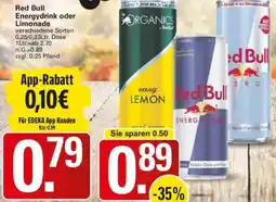 WEZ Red Bull Energydrink oder Limonade Angebot