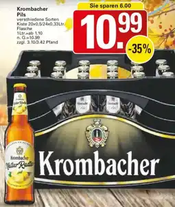 WEZ Krombacher Pils Angebot
