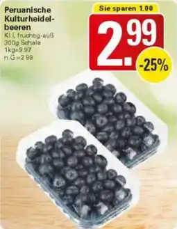 WEZ Peruanische Kulturheidelbeeren Angebot
