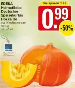 WEZ EDEKA Heimatliebe Deutscher Speisekürbis Hokkaido Angebot