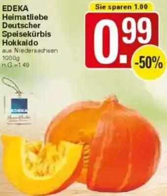 WEZ EDEKA Heimatliebe Deutscher Speisekürbis Hokkaido Angebot