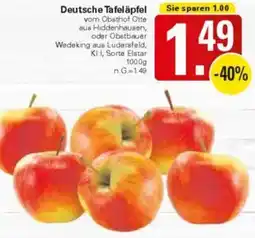 WEZ Deutsche Tafeläpfel Angebot