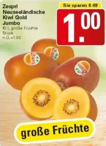 WEZ Zespri Neuseeländische Kiwi Gold Jumbo Angebot