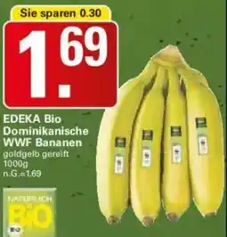 WEZ EDEKA Bio Dominikanische WWF Bananen Angebot