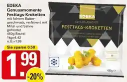 WEZ EDEKA Genussmomente Festtags-Kroketten Angebot