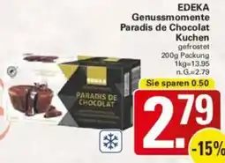 WEZ EDEKA Genussmomente Paradis de Chocolat Kuchen Angebot