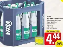 WEZ Vilsa Bio Mineralwasser Angebot