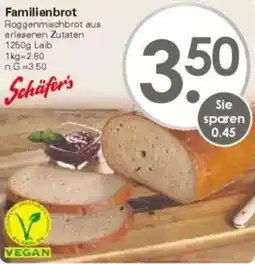 WEZ Schäfer's Familienbrot Angebot
