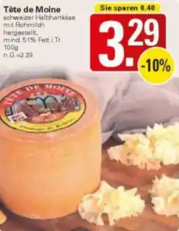 WEZ Tête de Moine Angebot