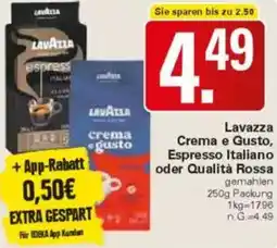 WEZ Lavazza Crema e Gusto, Espresso Italiano oder Qualità Rossa Angebot