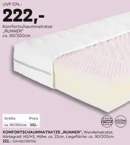 Mömax Komfortschaummatratze „RUNNER" Angebot