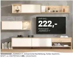 Mömax Wohnwand „NORWICH 1" Angebot