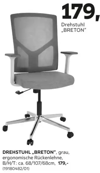 Mömax Drehstuhl „BRETON" Angebot