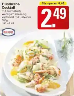 WEZ BEECK Flusskrebs Cocktail Angebot