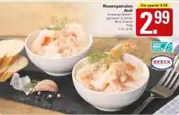WEZ BEECK Riesengarnelen Aioli Angebot