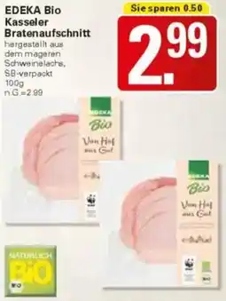 WEZ EDEKA Bio Kasseler Bratenaufschnitt Angebot
