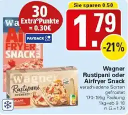 WEZ Wagner Rustipani oder Airfryer Snack Angebot