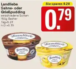 WEZ Landliebe Sahne- oder Grießpudding Angebot