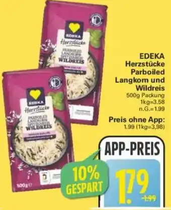WEZ EDEKA Herzstücke Parboiled Langkorn und Wildreis Angebot