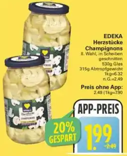 WEZ EDEKA Herzstücke Champignons Angebot