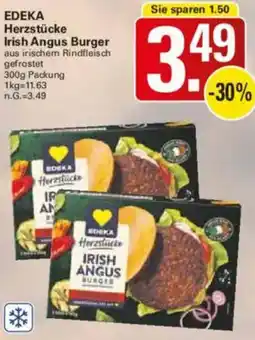 WEZ EDEKA Herzstücke Irish Angus Burger Angebot