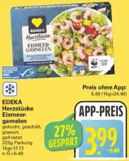 WEZ EDEKA Herzstücke Eismeergarnelen Angebot