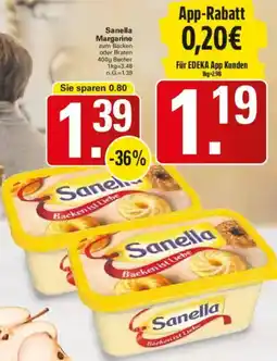 WEZ Sanella Margarine Angebot
