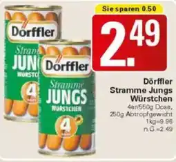 WEZ Dörffler Stramme Jungs Würstchen Angebot