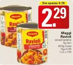 WEZ Maggi Ravioli Angebot