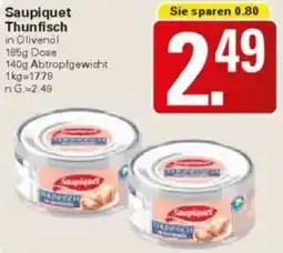 WEZ Saupiquet Thunfisch Angebot