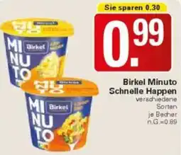 WEZ Birkel Minuto Schnelle Happen Angebot
